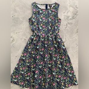 Retrolicious Dinos & Rainbows Vintage Midi Dress Size XL New With Tags